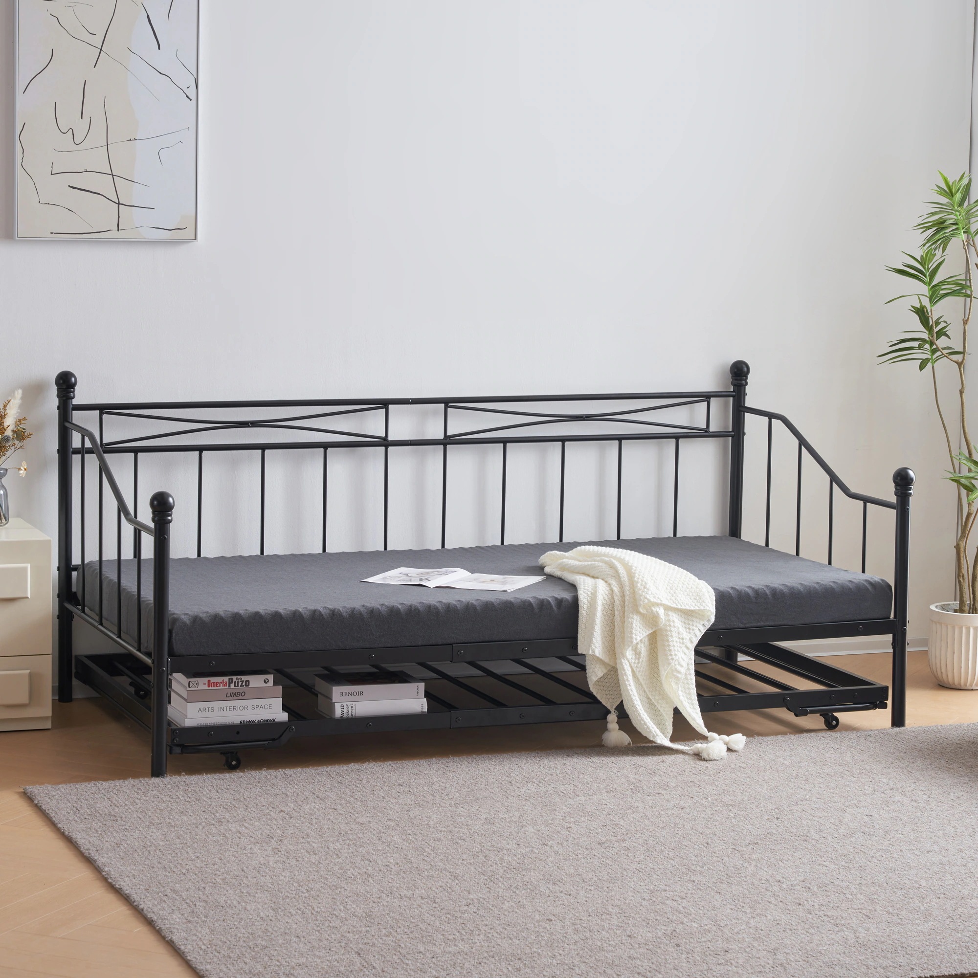 【現地発送.送.料.無.料！】【新作】【ブラック】親子ベッド 二段ベッド パイプベッド シングルベッド ディベッド 多段ベッド シングル ベッド ベッドフレーム パイプ 収納 北欧風 おしゃれ 子供部