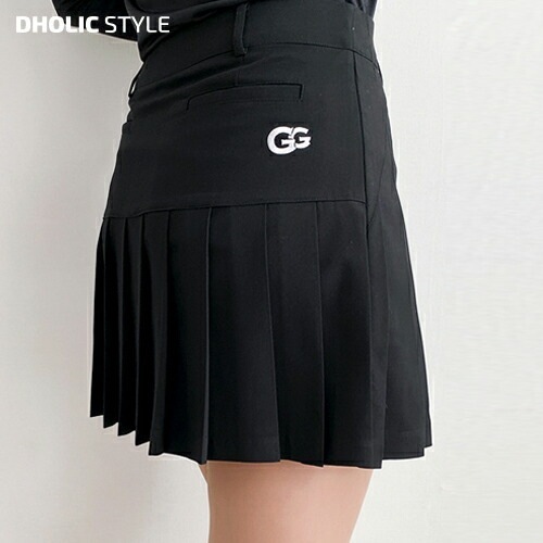 パンツ裏地ヒップポケットプリーツスカート・p367029