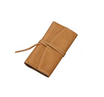 （まとめ買い）ペンサンブル ロールペンケース5本差し ブラウン PSR5-01-BN [x3]