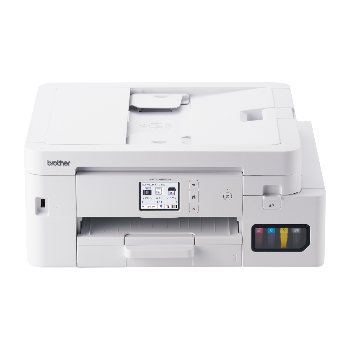 ブラザー A4プリント対応 インクジェットプリンター複合機［ファックス機能付き］ MFCJ4450N