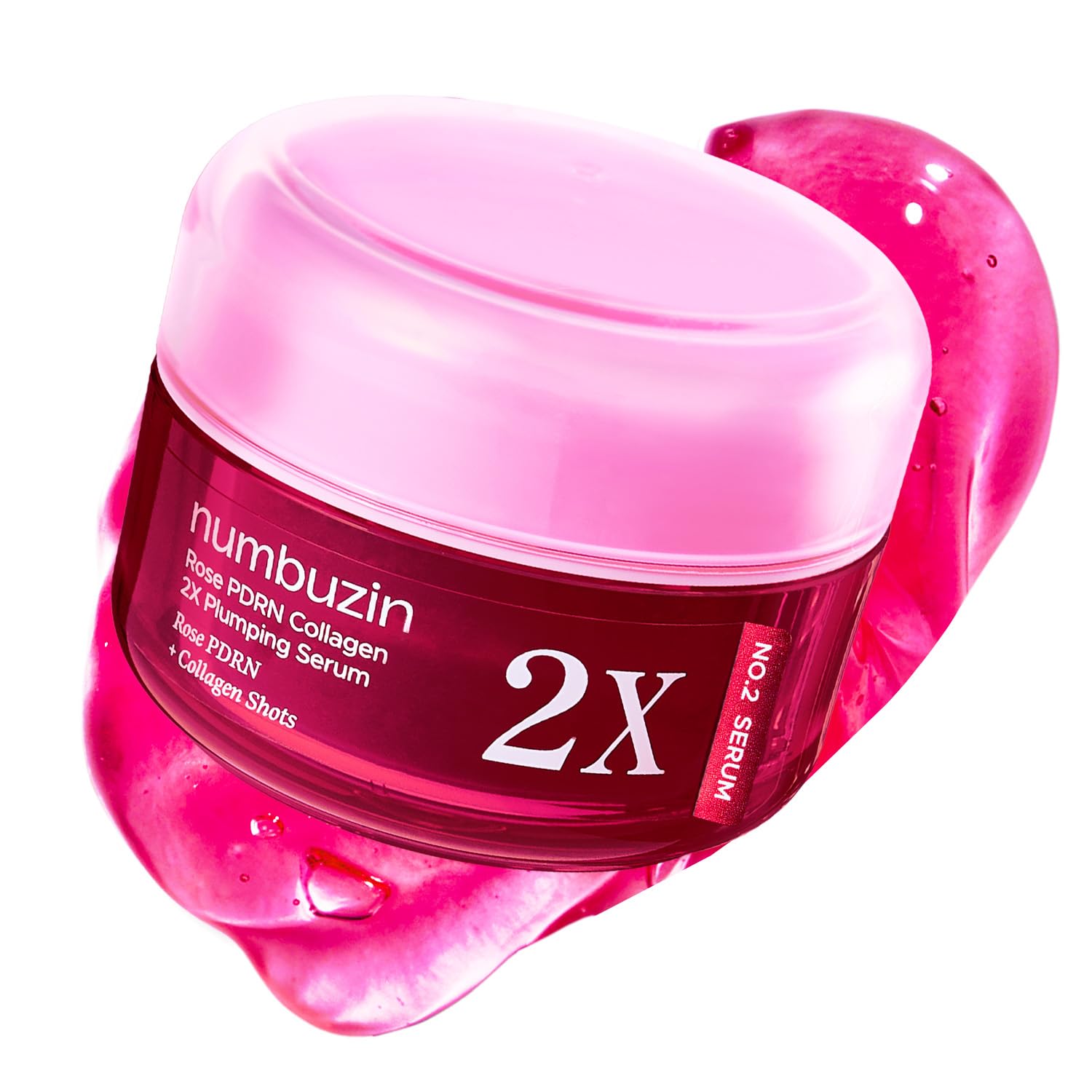 numbuzin No.2X血清 ローズPDRNコラーゲン2Xプランピング血清 グローイングハイドレーティングファーミング韓国スキンケア コラーゲンペプチドPDRN ドライ