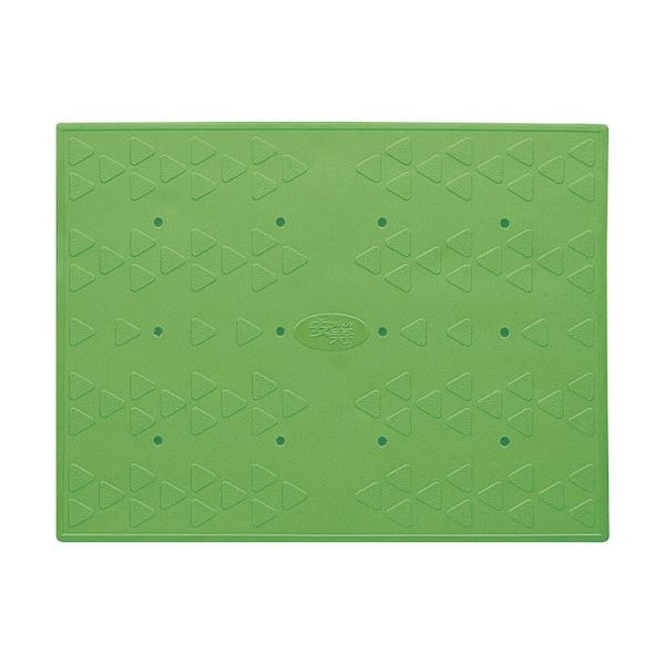 （まとめ）アロン化成 吸着すべり止めマット浴槽内用 C 2836cm グリーン 535-129 1パック（2枚）2セット