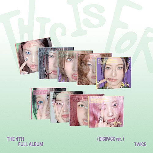 【セット/アルバム9種】 TWICE - THIS IS FOR (DIGIPACK ver.)