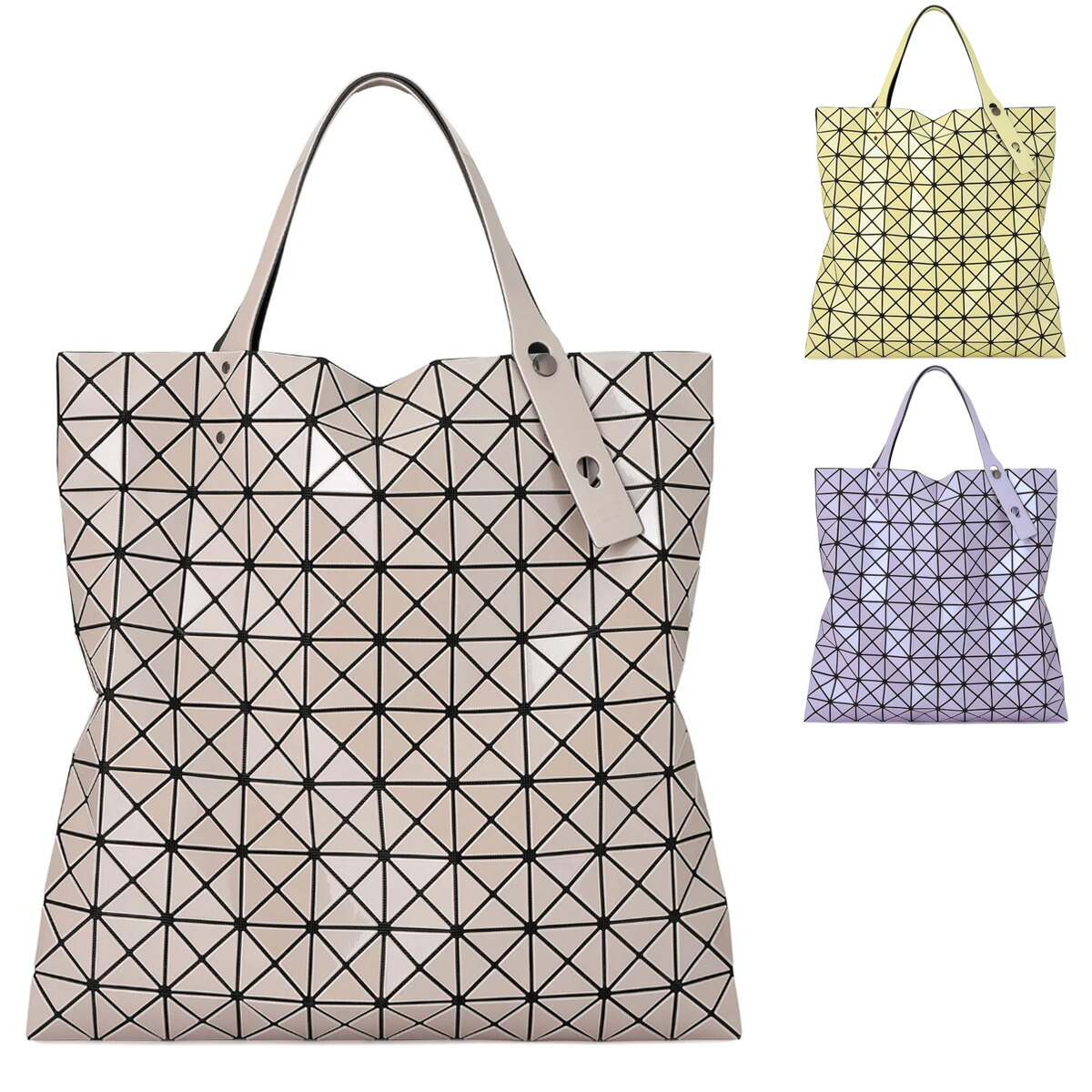 バオバオ BAO BAO ISSEY MIYAKE 【PRISM / プリズム メタリック 10×10】 トートバッグ 全3色 BB AG523