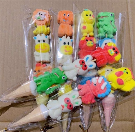 漫画マシュマロ漫画砂糖漬けの鷹ソフトキャンディ串売れ筋