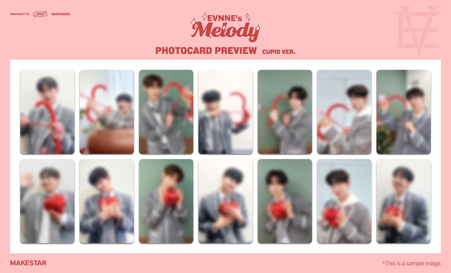 【MAKESTAR公式】 12.28 対面ペンサ/ヨントン特典付き / EVNNE Season’s Greeting [Journey to HAPPINESS : EVNNE’s Melody]