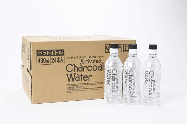 アクティブ チャコールウォーター 　（490ml 24本）　炭ウォーター 沖縄県離島へは出荷不可