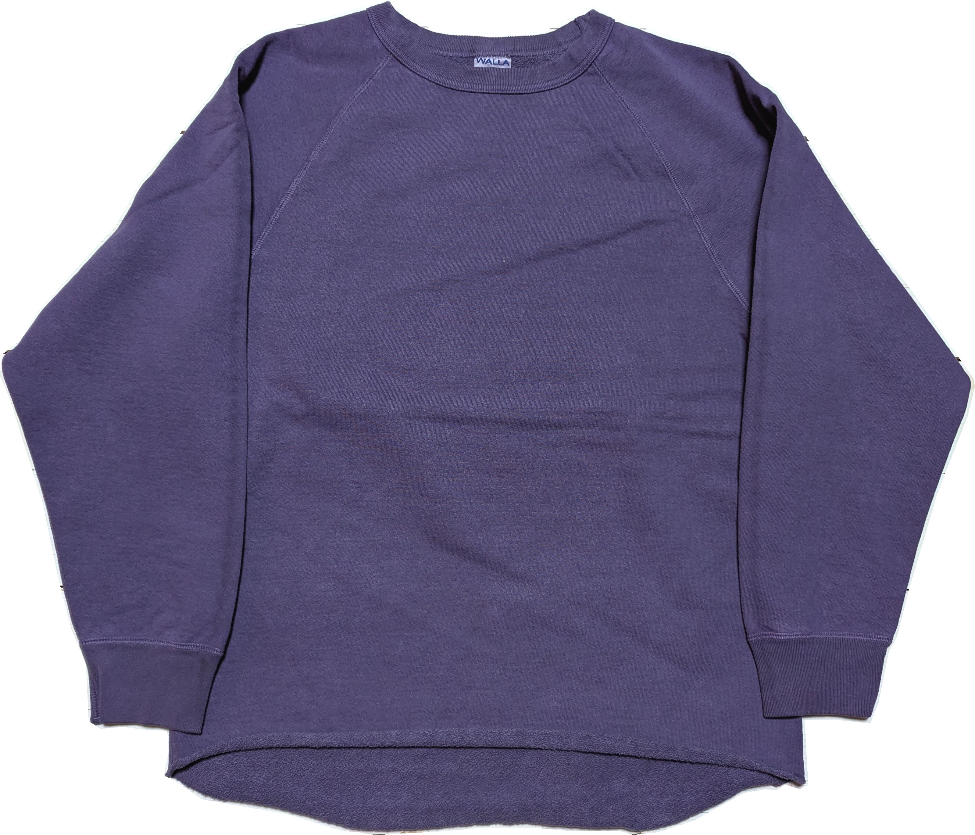 ピグメント ダイ 13オンス クルー パープル メンズ スウェットシャツ 日本製 PIGMENT DYE 13oz CREW PURPLE 042