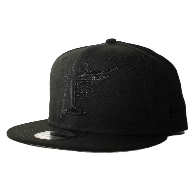 スナップバックキャップ 帽子 9fifty メンズ レディース MLB フロリダ マーリンズ フリーサイズ