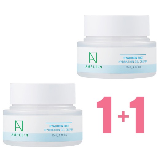 [1+1]ヒアルロンショット水分クリーム60ml+60ml