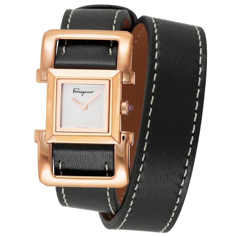 【腕時計】 Ferragamo(フェラガモ) SQUARE INGOT / スクエア インゴット レディース ホワイト クォーツ SFMA00221 時計 ブランド