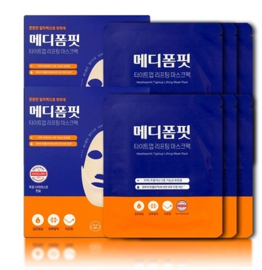 メディフォームフィット タイトアップ リフティング マスクパック 6枚/リフティング/弾力