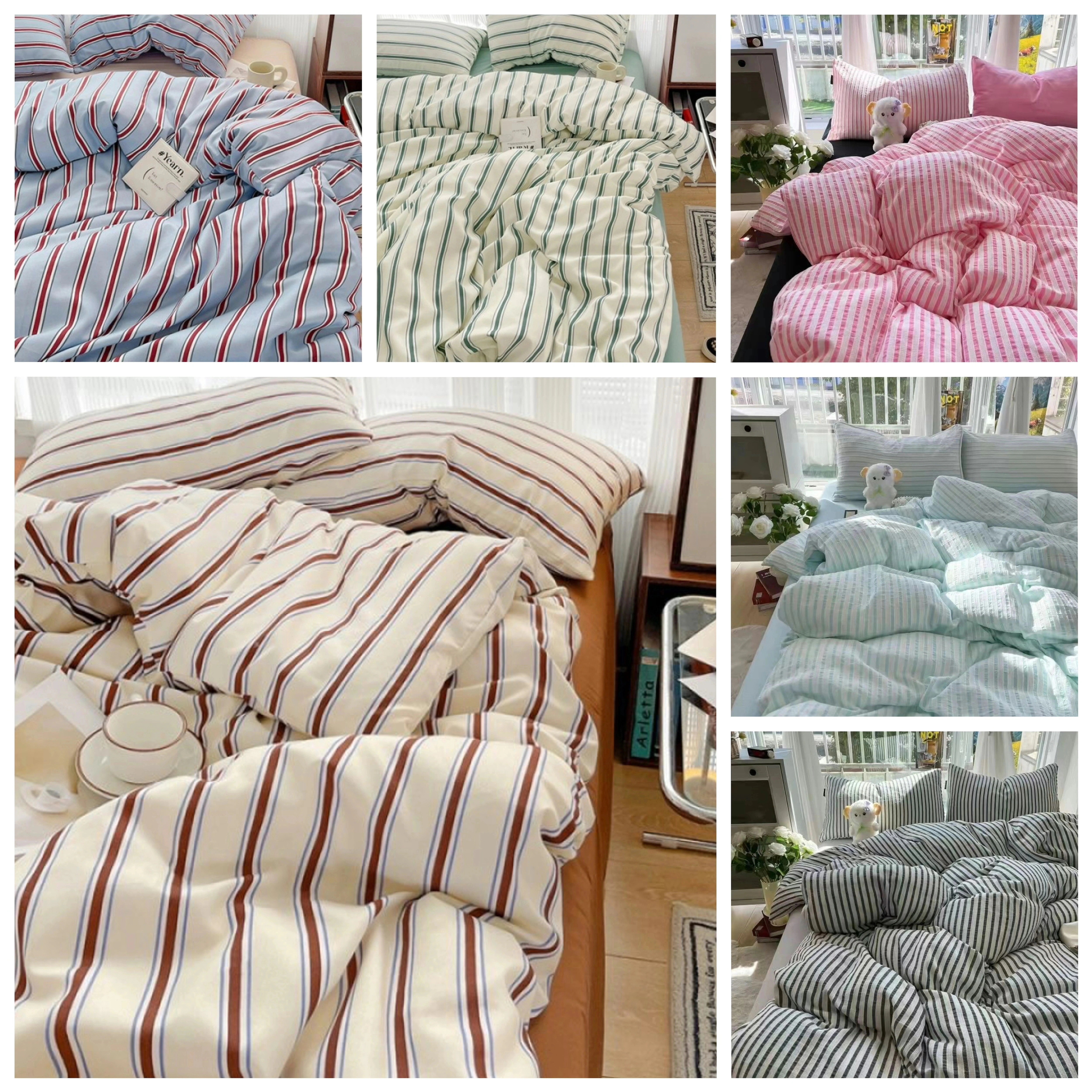 目玉商品～超人気子供用 大人用 韓国ファッション布団カバー 掛け布団カバー 和式 シングル セミダブル ダブル 敷布団カバー 布団カバーセット シングル しま図案 可爱 しまむら-布団カバー あったか