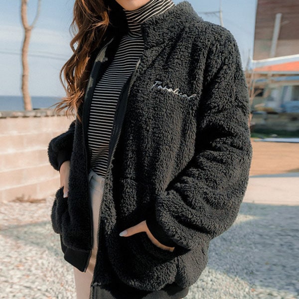 ベニッシュ 刺繍 フリース ジップアップ 51696 ビッグサイズ レディースファッション