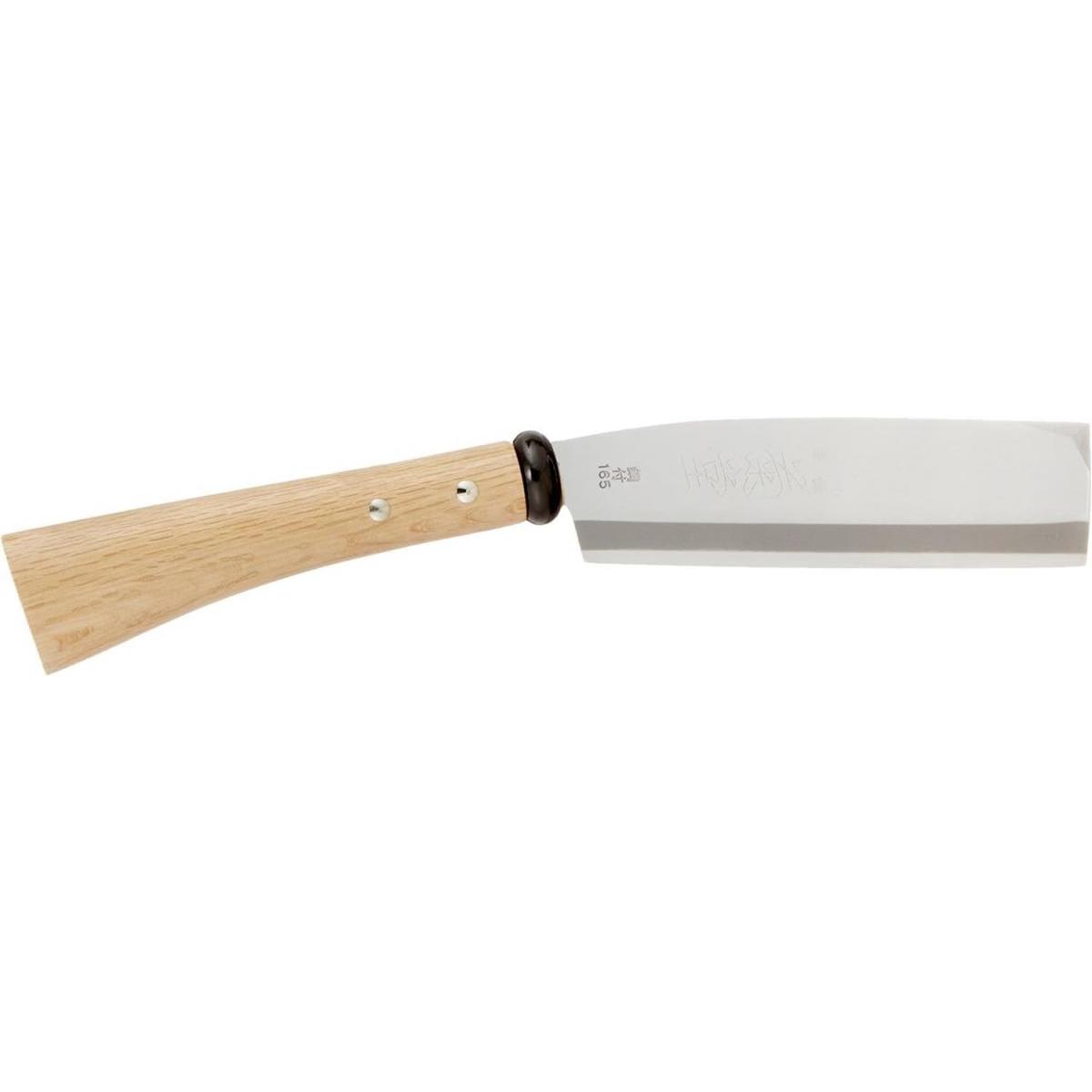 高儀 菊堂 鋼付サヤ入り ナタ 両刃 165mm なた 竹割 薪割 鉈 TAKAGI 日本製 5,750円