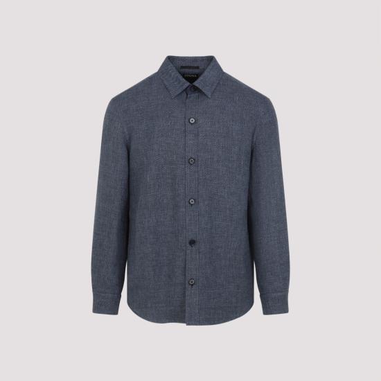 ERMENEGILDO ZEGNA Men Long Tops UHV75A3 SOT52 B07 BLUE SCURO