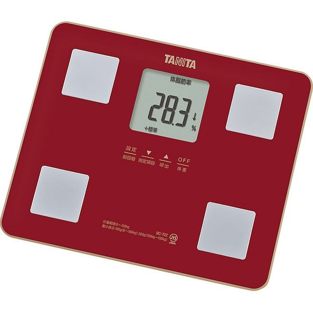 体組成計 レッド BC-722-RD