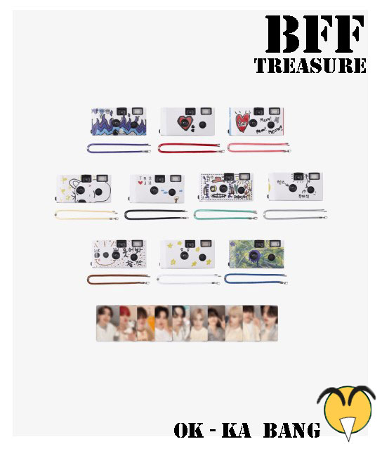 TREASURE [BFF] TREASURE DISPOSABLE CAMERA + PHOTO CARD SET