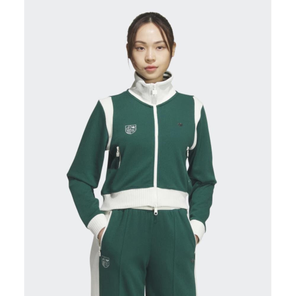adidas Retro Sports Club Track Top Green JM8021