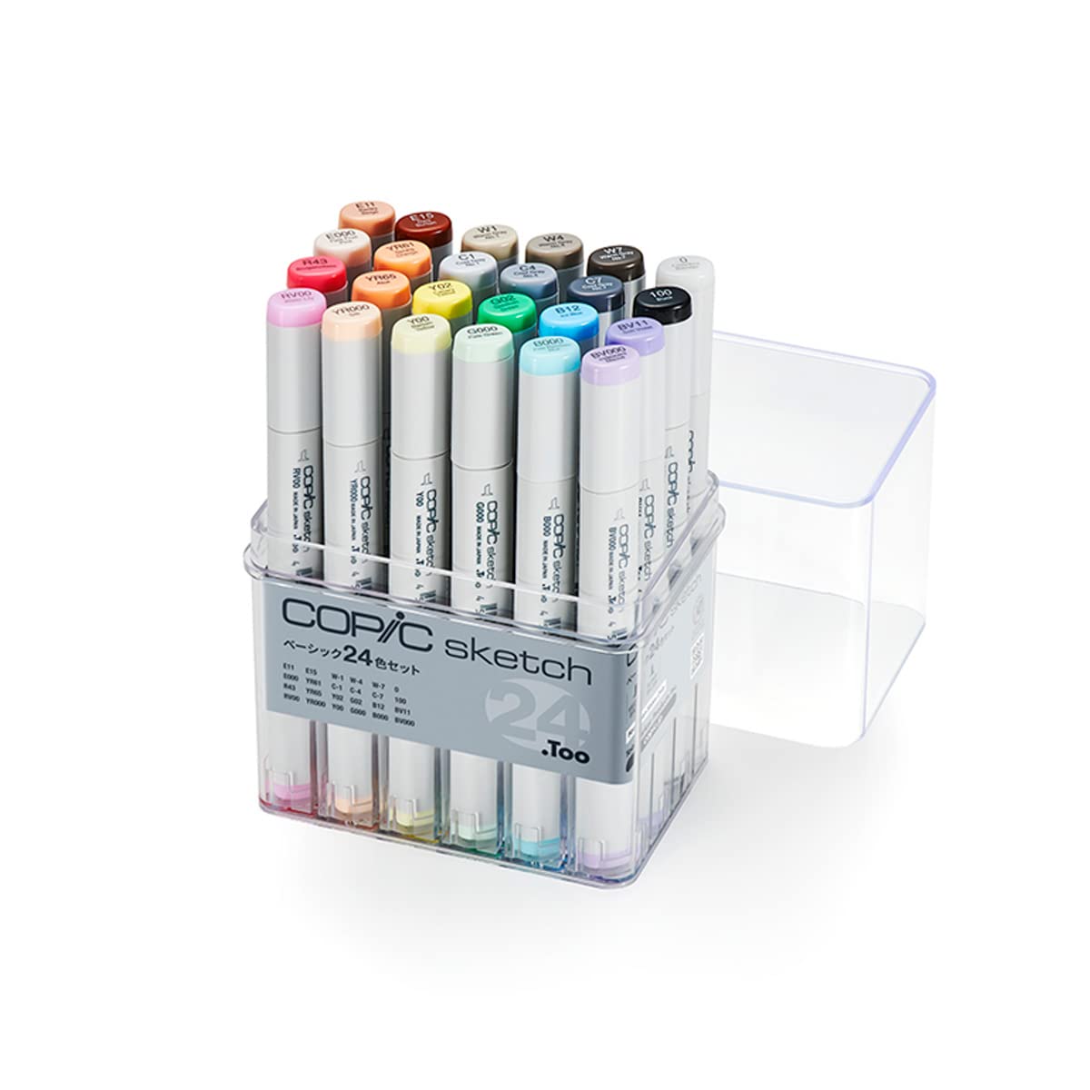 (COPIC) Too スケッチ ベーシック 24色セット 多色 イラストマーカー マーカー マーカーペン