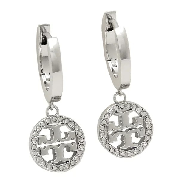 ピアス ミラー パヴェ フープ シルバー レディース 87041 042