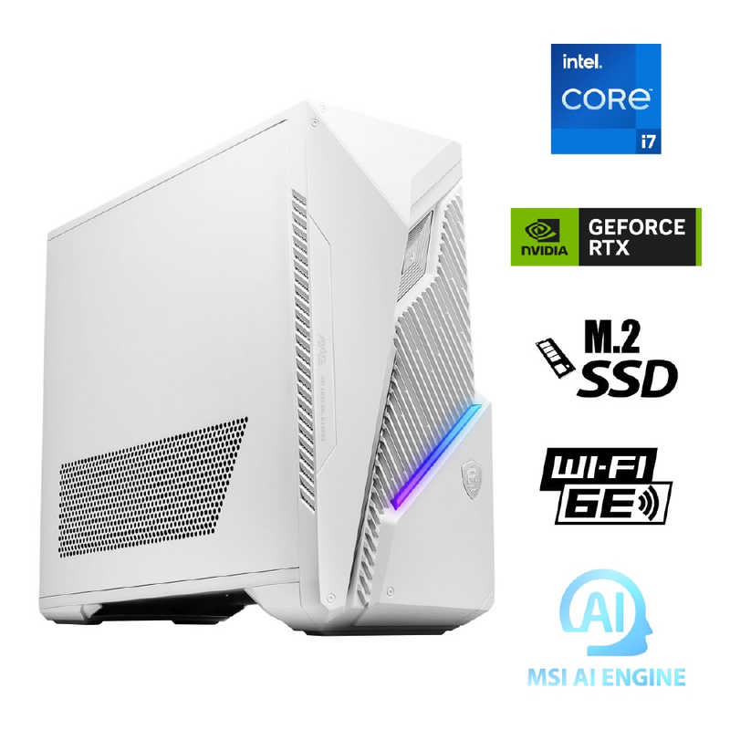 MSI　ゲーミングデスクトップ ［モニター無し /intel Core i7 /メモリ：32GB /SSD：1TB /2024年6月］　Infinite S3 14NUE7-1841JP