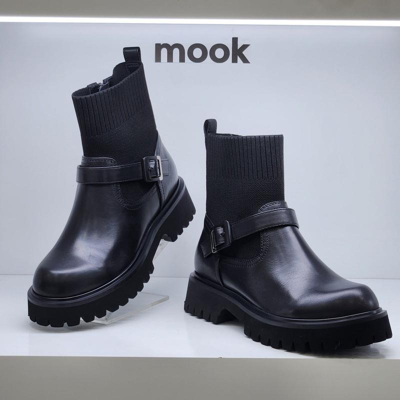 女性スタイリッシュニットブーツ 422608 AA TZFY1SD