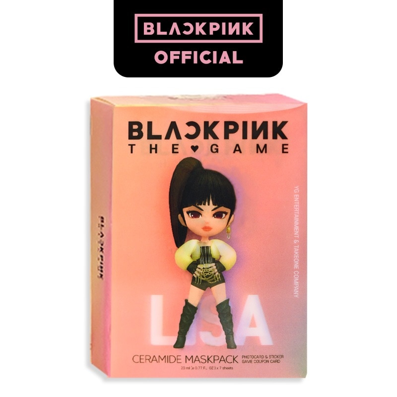 【限定特典付き】BLACKPINK the game フェイスマスク リサ【セラミド配合】