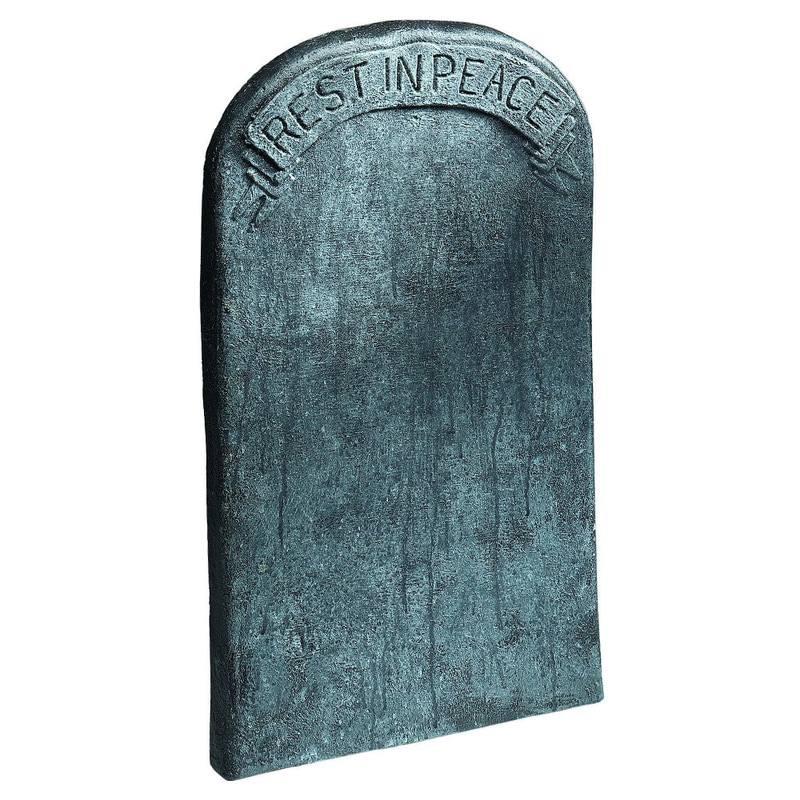 墓石(R.I.P TOMBSTONE) 【 石 オブジェ 置物 墓地 演出用品 雑貨 置き物 ハロウィン 墓標 ホラー 怖い 】