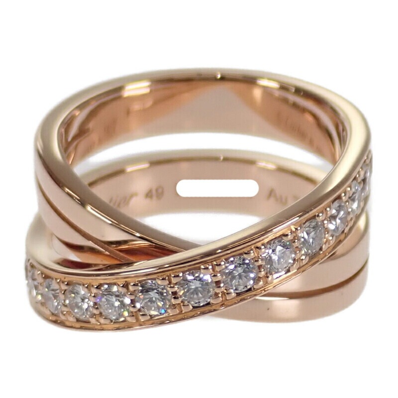エタンセル ドゥ B4095749 リング K18ピンクゴールド ダイヤモンド 49 レディース【Aランク】