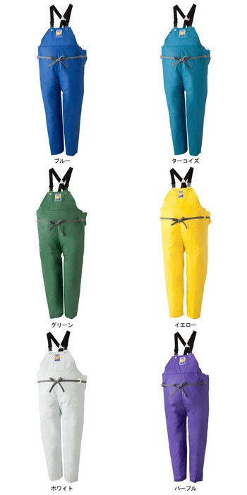 LOGOS ロゴス マリンエクセル 胸当付ズボン膝当て付 サスペンダー式 ブルー LL 12063151