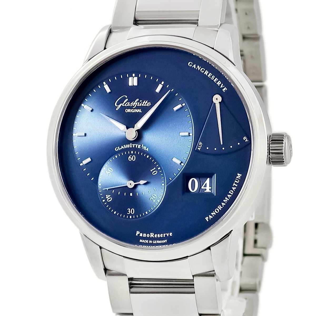 パノリザーブ 1-65-01-26-12-71 手巻き メンズ OH済 ダークブルー 3年保証