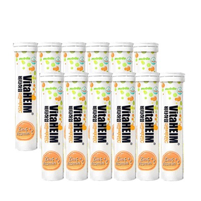 発砲ビタミン亜鉛+ビタミンC(4300mg*20町)12通 /ビタミンC/健康食品