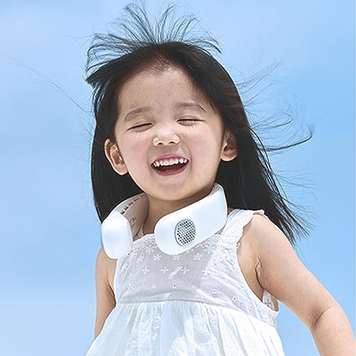 【2024業界超軽量女性と子供のための設計】RANVOO 首掛け扇風機 ネッククーラー 1S急速冷却 節電対策 最