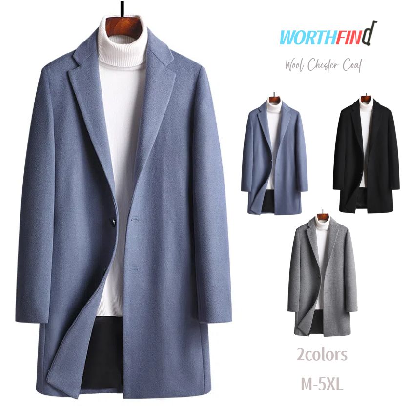 ウールコート チェスターコート トレンチコート ジャケット ロングコート ロング コート メンズ アウター ビジネス カジュアル 長袖 秋服 防寒着 アメカジ 暖か