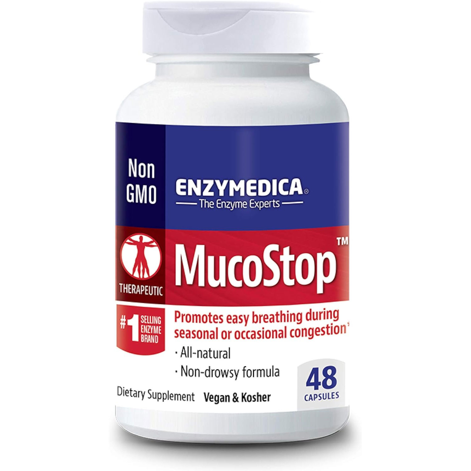 酵素メディカ Enzymedica MucoStop 48 caps