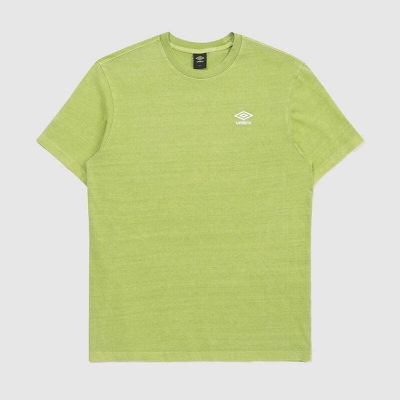 アンブロ UMBRO ピグメントダイ ビッグロゴ Tシャツ グリーン(UQ323CRS73) UQ323CRS73_OGN0 195453