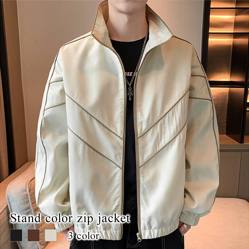 ブルゾン メンズ スタンドカラージップジャケット 大きいサイズ 厚手 シニア おすすめ マウンテン ジャケット 春 アウター ゴルフ 作業着 ボア かっこいい ブランド きれいめ キルティング ジャン