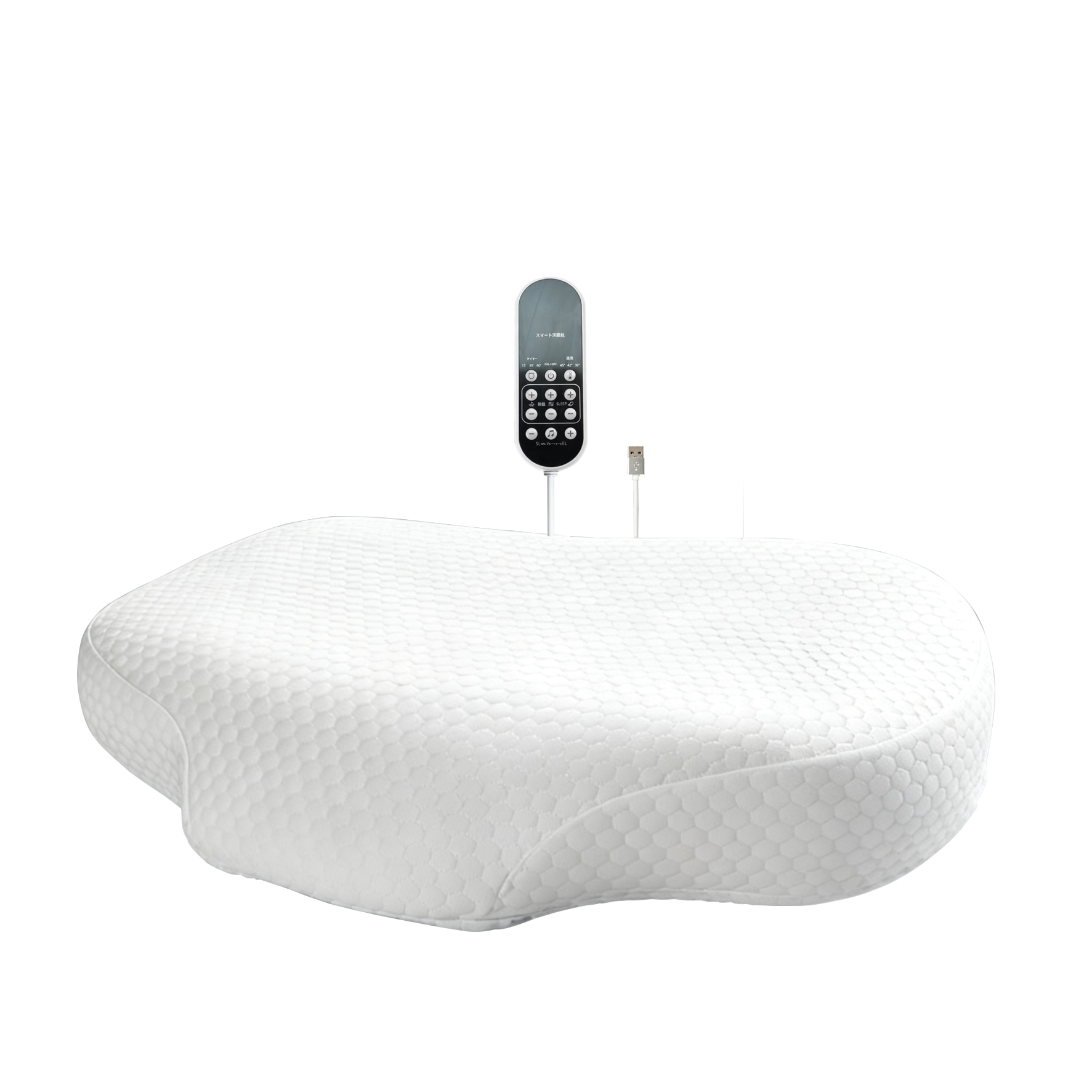 スマート安眠枕 音楽 深い眠り枕 首が痛くならない 仰向け・横向き・うつ伏せ 安眠枕 快眠枕 寝心地アップ ラクラク プレゼント