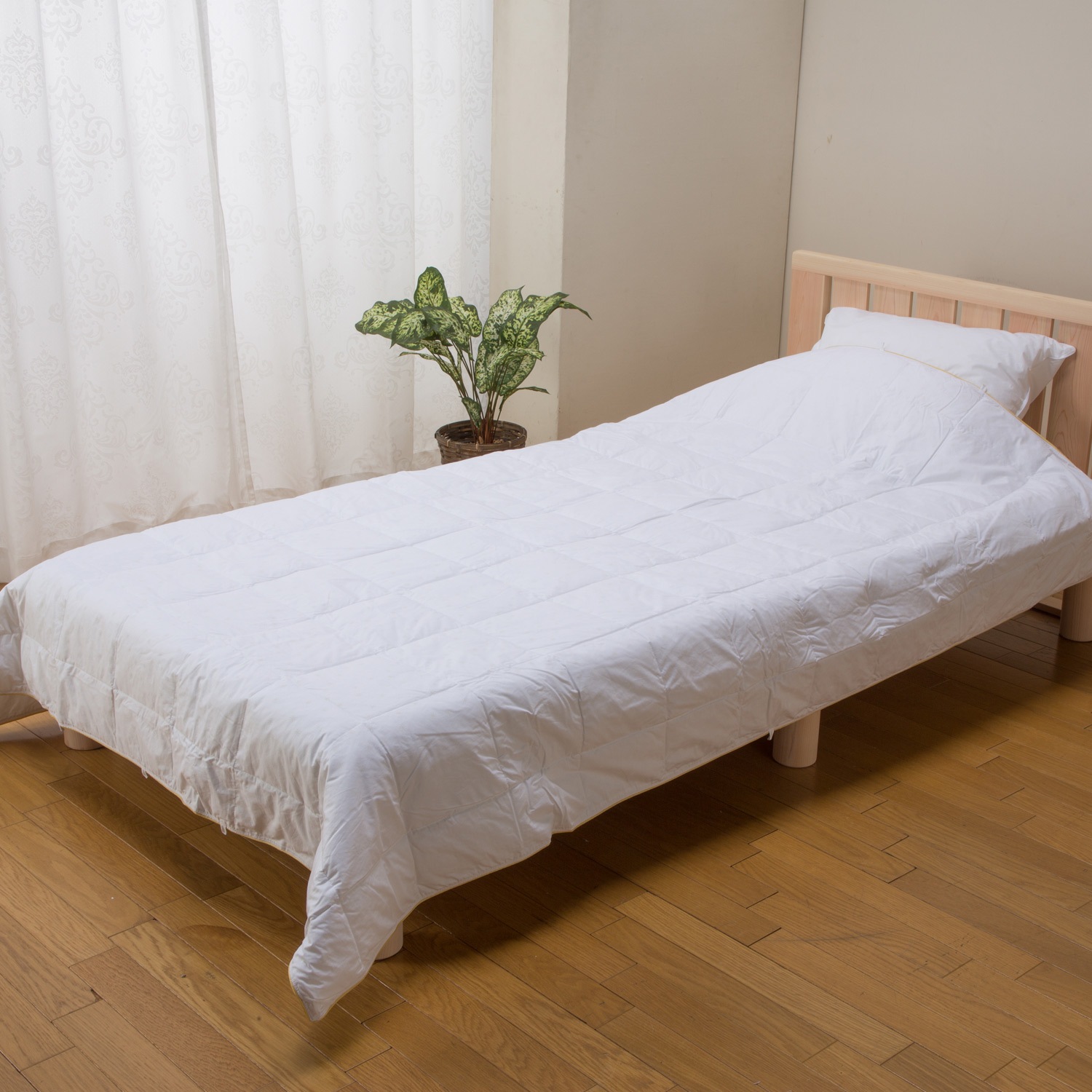 肌掛け布団 キルトケット シングル 夏用 ふとん 洗える ウォッシャブル 丸洗いOK スーパーキルト FF-150S