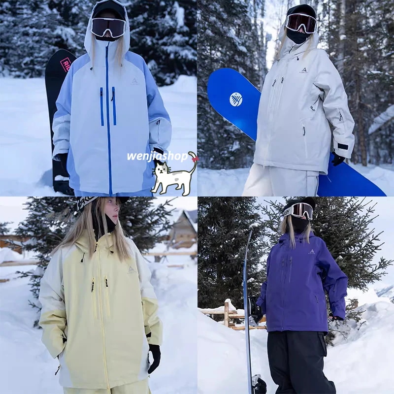 スノーボードウェア ジャケット アウター 単品 メンズ レディース 男女兼用 防水15000mm トップス スノボウェア スノーウェア スキーウェア スノボーウェア 韓国風 保温 防雪 防水 防寒 A