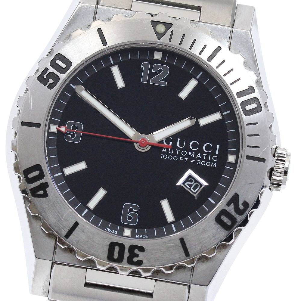 グッチ GUCCI 115.2/YA115211 パンテオン ダイバー 自動巻き メンズ _874097【中古】 49,440円