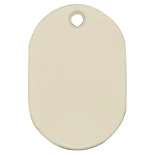 （まとめ買い）上山製作所 バイオプラ番号札 小 無地 100枚入 UP-NP30-W [x3]