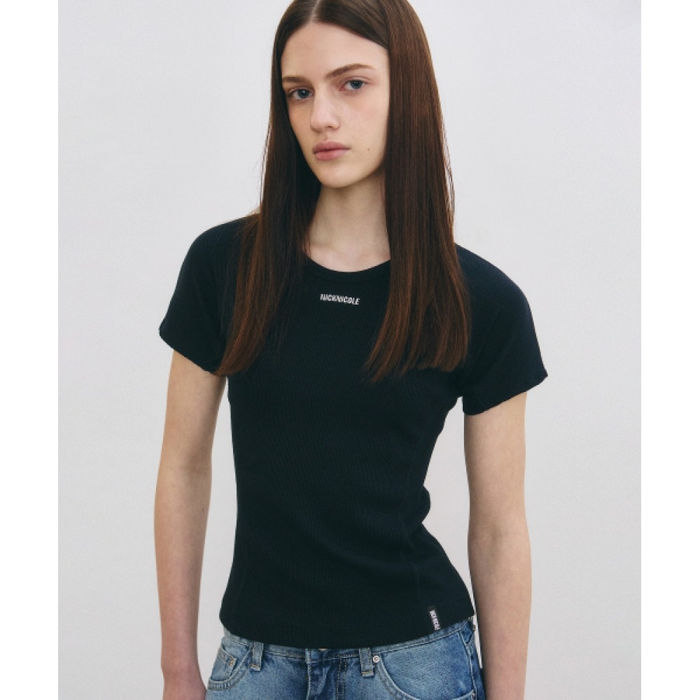 ニック&ニコールニコールスリムラインハーフトップ_ネイビー