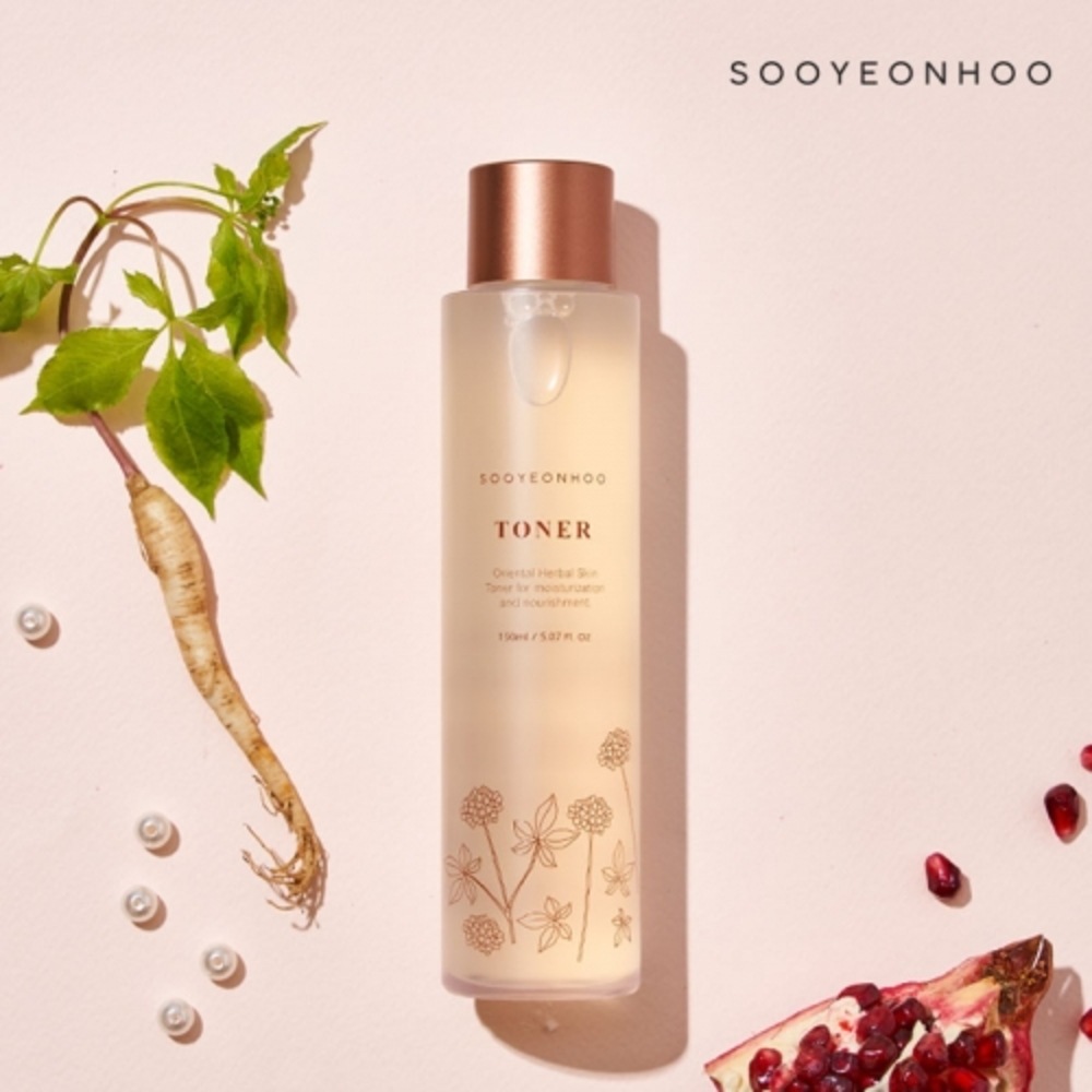 [2本セット商品] SOOYEONHOO 漢方 機能性 化粧水 スキン トナー 150ml 美白/しわ