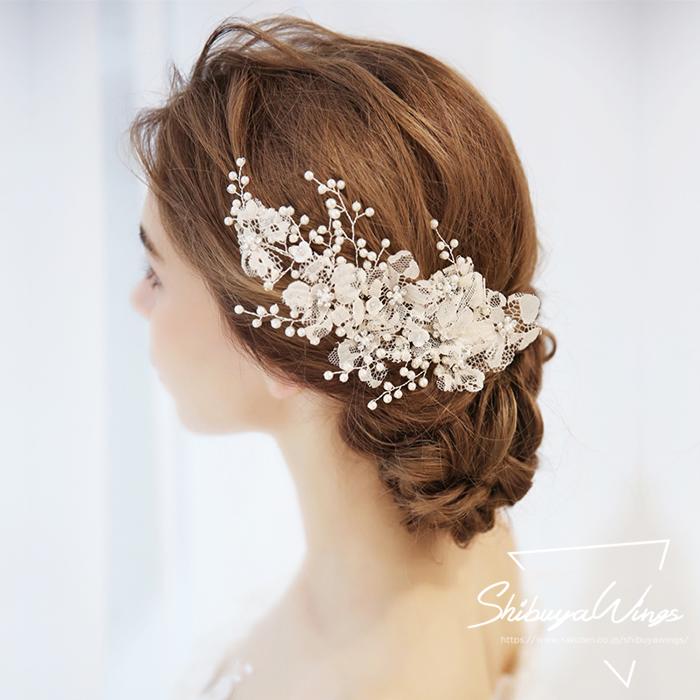 店長おすすめ ウェディングティアラ 花嫁 ヘッドドレス ティアラ 結婚式 ウエディング 髪飾り レース ブライダル 二次会 パーティー 演奏会 発表会ウェディングティアラ 花嫁