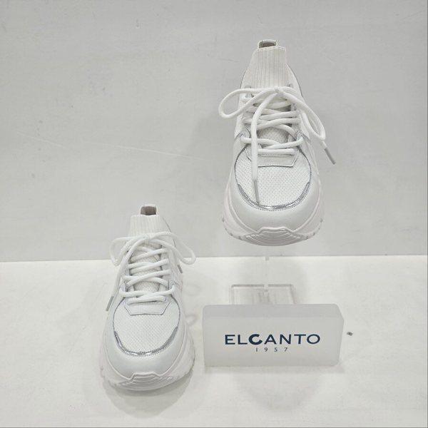 女性ニットコンビチャンキースニーカー LCHSWSTF15U526 10 JE2 JJ