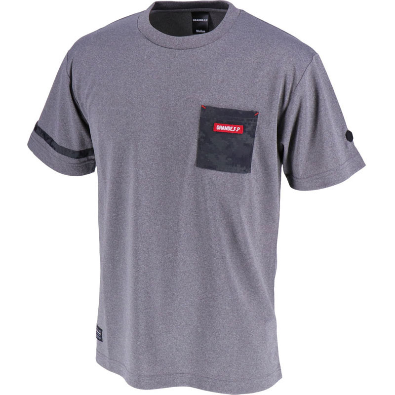 GRANDE.F.P(グランデエフピー) DESI-CAMOポケットドライメッシュTシャツ フットサル 半袖Ｔシャツ (gfph18005-1415)