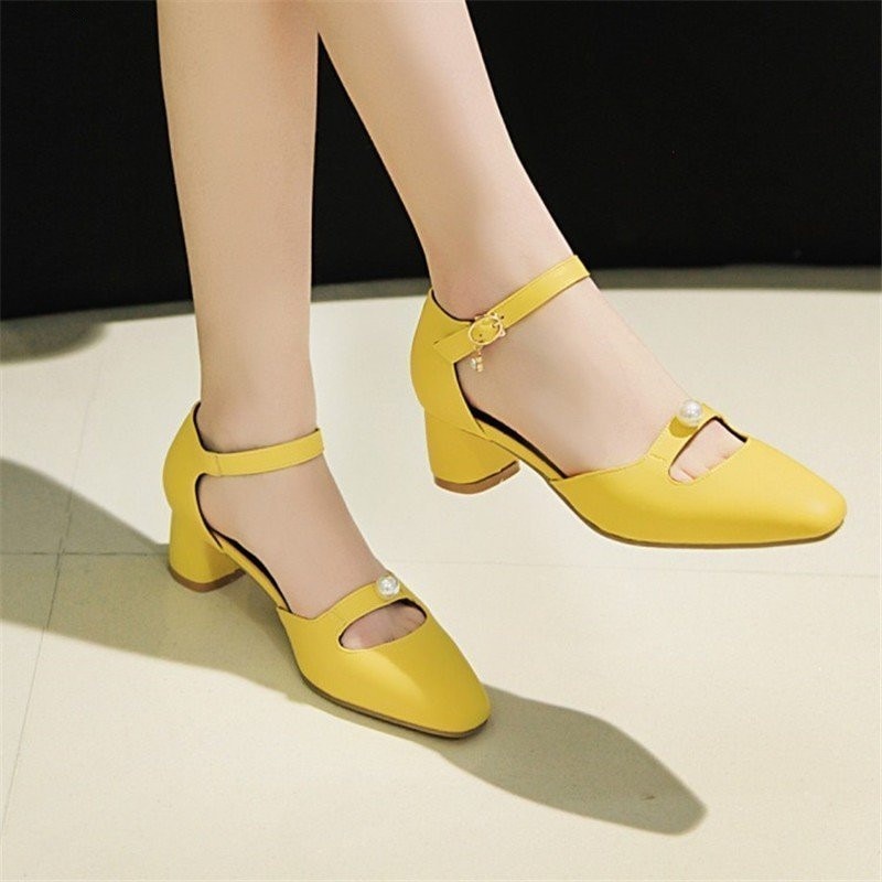 ヒール パンプス ハイヒール ポインテッドトゥ ミドルヒール 走れる 痛くない レディースシューズ