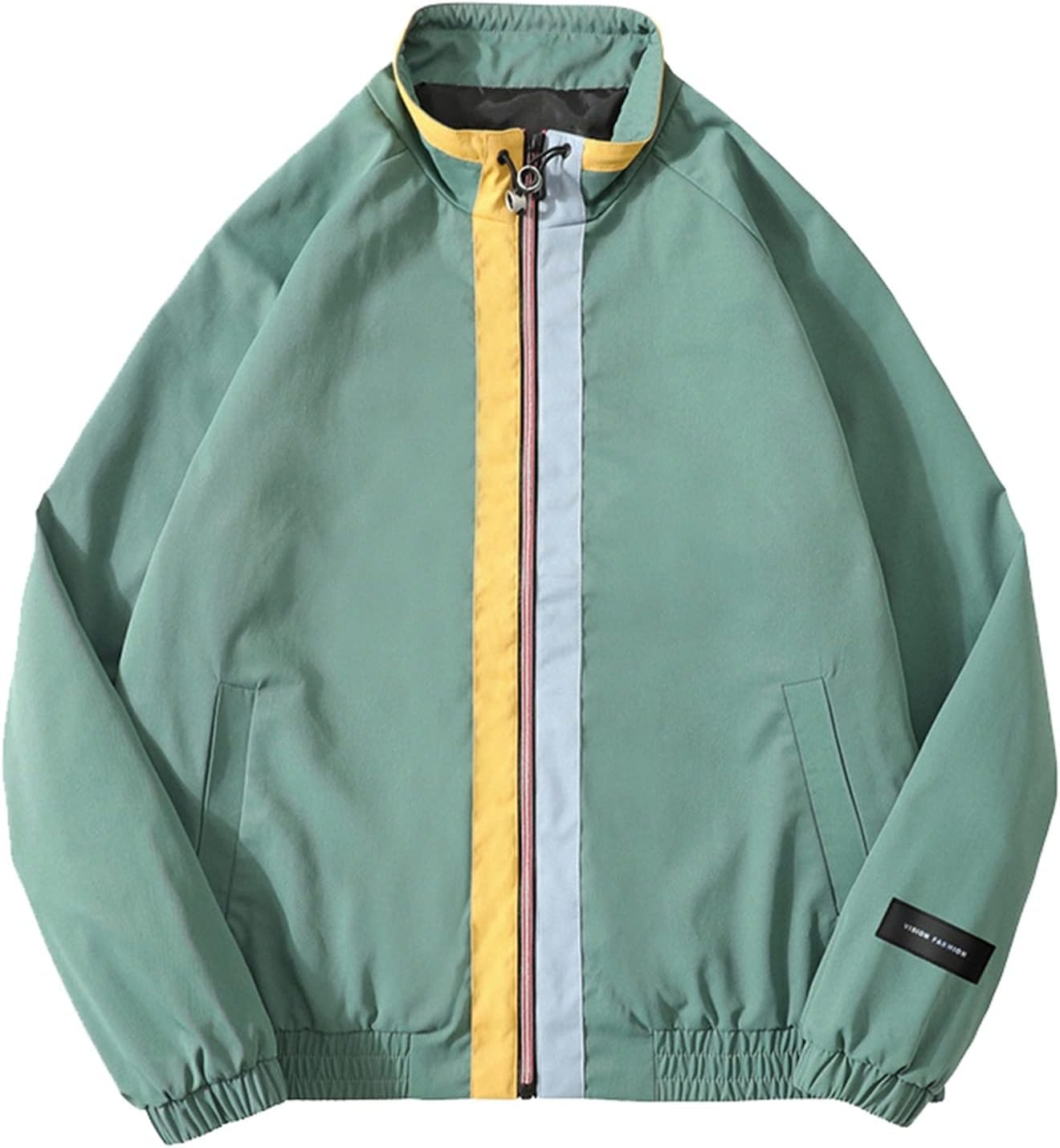 ジップアップパーカー トレーナー 男性用 ブルゾン ストライプ 大きサイズ 流行し 春秋服 保温 吸汗 ハンサム ジャケット 柔らかい 丈長め カジュアル 保温性 スタンドカラー 軽量 速乾性 お出か